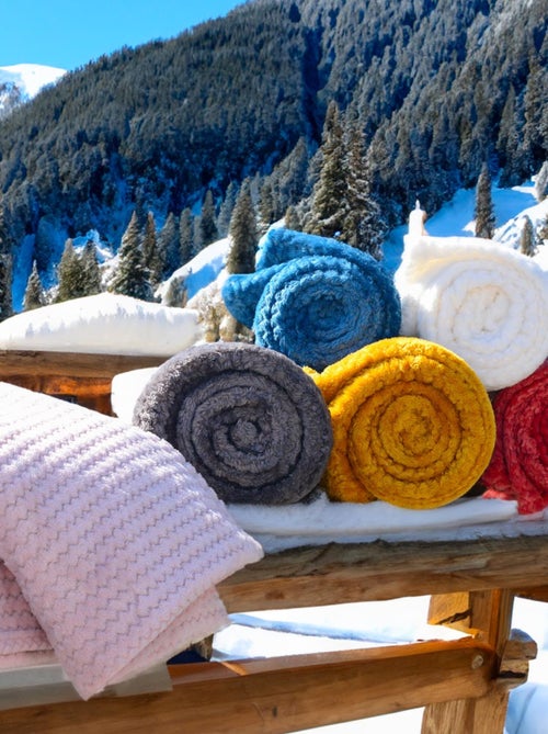 Couverture, Plaid microfibre COCOONING, par Soleil d'Ocre - Kiabi