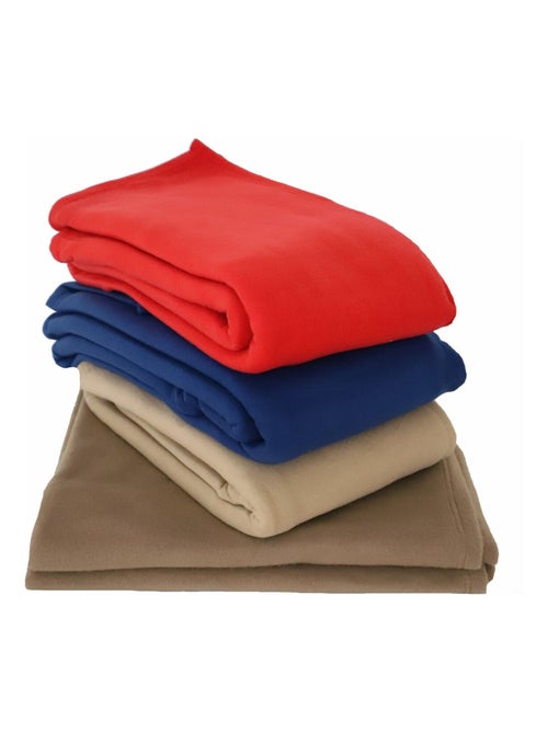 Couverture Plaid Polaire anti feu 320gr SECURE - Kiabi Couverture Plaid Polaire anti feu 320gr SECURE - Kiabi