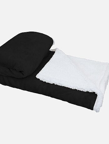 Couverture, plaid polaire en flanelle et sherpa ultra doux - Vivezen