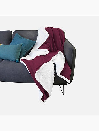Couverture, plaid polaire en flanelle et sherpa ultra doux - Vivezen