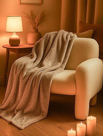 Couverture, plaid polaire, jeté de canapé - Vivezen