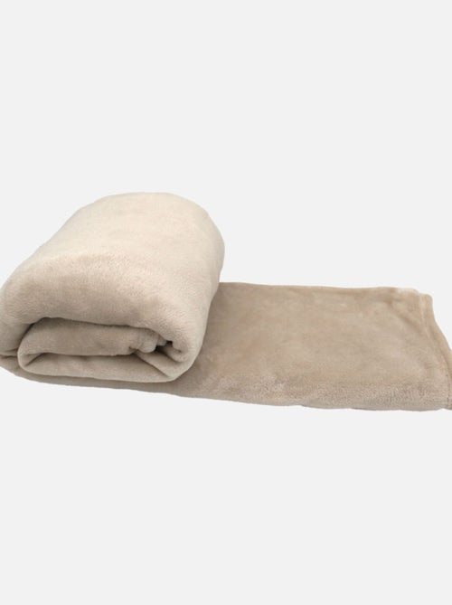Couverture, plaid polaire, jeté de canapé - Vivezen - Kiabi