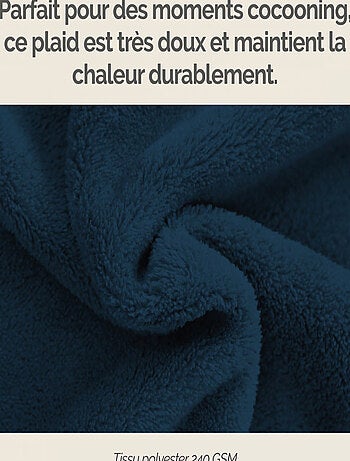 Couverture, plaid polaire, jeté de canapé - Vivezen