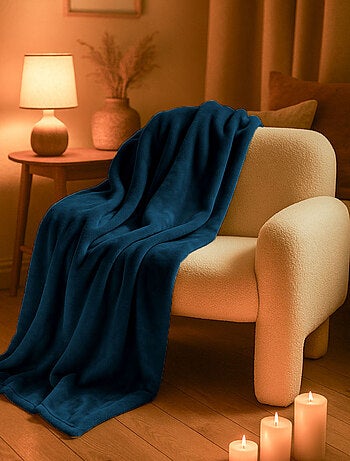 Couverture, plaid polaire, jeté de canapé - Vivezen