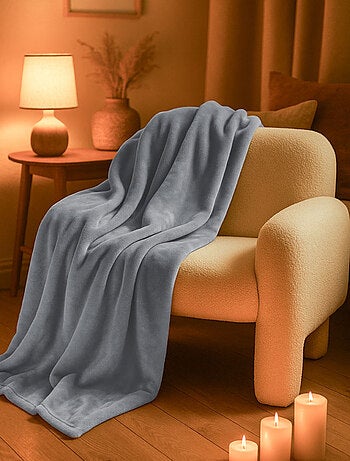 Couverture, plaid polaire, jeté de canapé - Vivezen