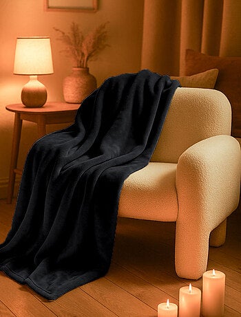 Couverture, plaid polaire, jeté de canapé - Vivezen