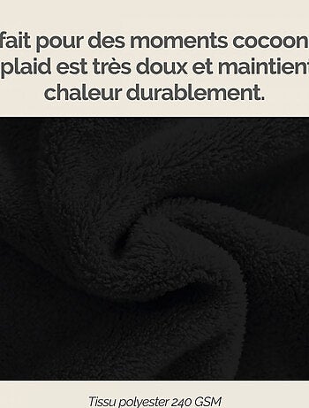 Couverture, plaid polaire, jeté de canapé - Vivezen