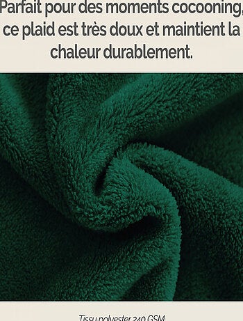 Couverture, plaid polaire, jeté de canapé - Vivezen