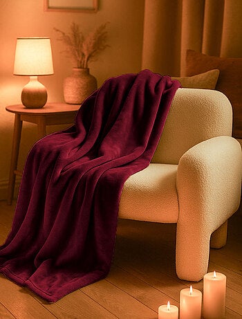 Couverture, plaid polaire, jeté de canapé - Vivezen