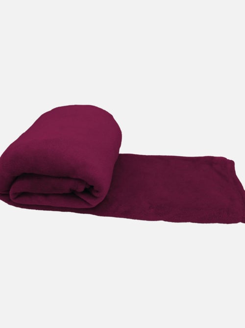 Couverture, plaid polaire, jeté de canapé - Vivezen - Kiabi