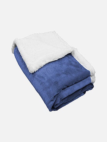 Couverture, plaid polaire pour enfant en flanelle et sherpa ultra doux - Monsieur Bébé