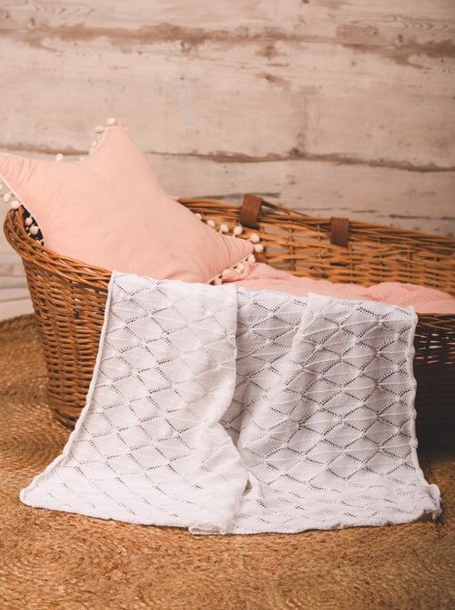 Couverture Plume en coton - Kiabi