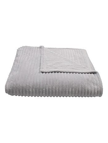 Couverture polaire - - Effet côtelé 3D