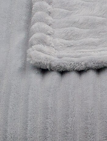 Couverture polaire - - Effet côtelé 3D