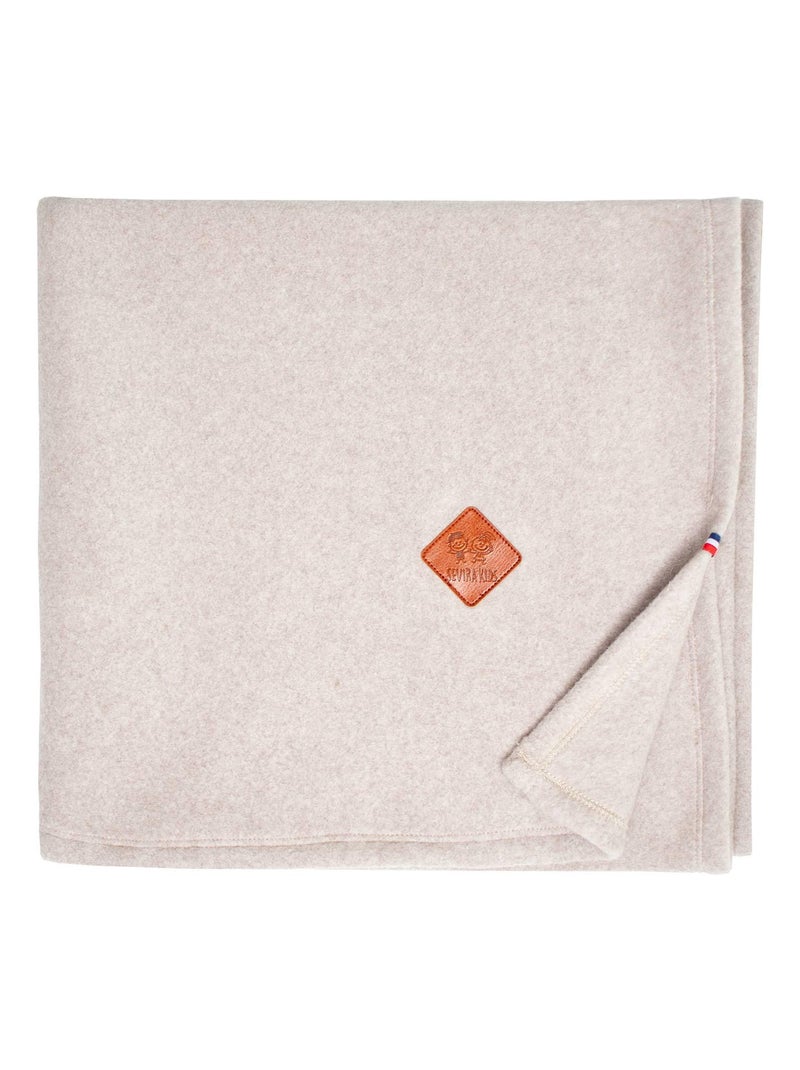 Couverture polaire 100% coton ultra-doux SEVIRA KIDS Beige - Kiabi