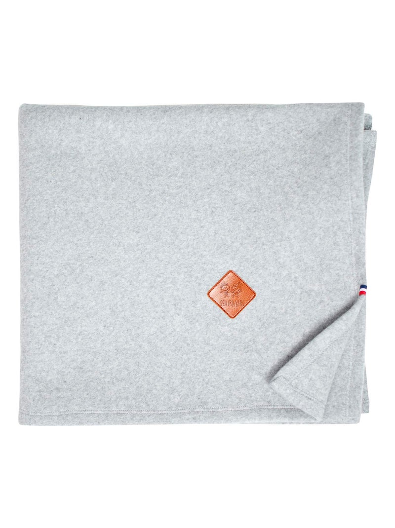 Couverture polaire 100% coton ultra-doux SEVIRA KIDS Gris - Kiabi
