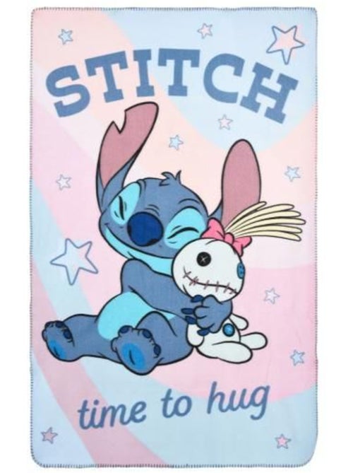 Couverture polaire 100x150 cm multicolore - Licence Lilo et Stitch - Kiabi