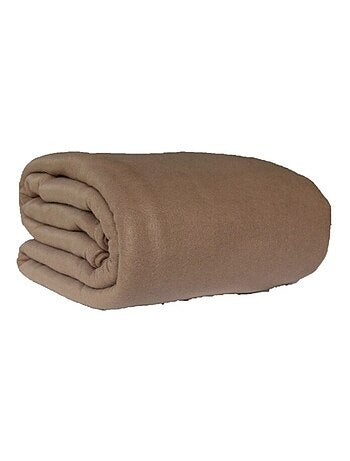 Couverture polaire 220x240 taupe