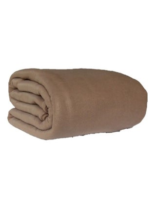 Couverture polaire 220x240 taupe