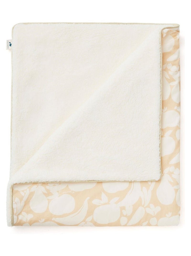 Couverture polaire bébé Blanc Beige - Kiabi