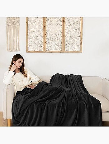 Couverture polaire en flanelle - réversible, chaude et douce - good nite