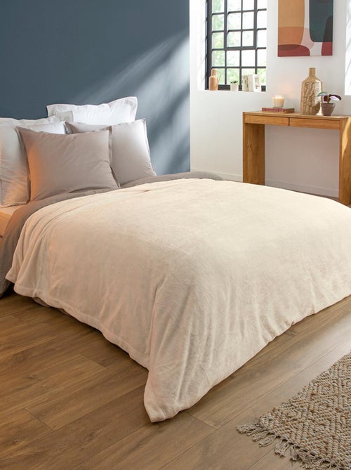 Couverture Polaire Extra Douce Coloris Ecru - DODO - Kiabi