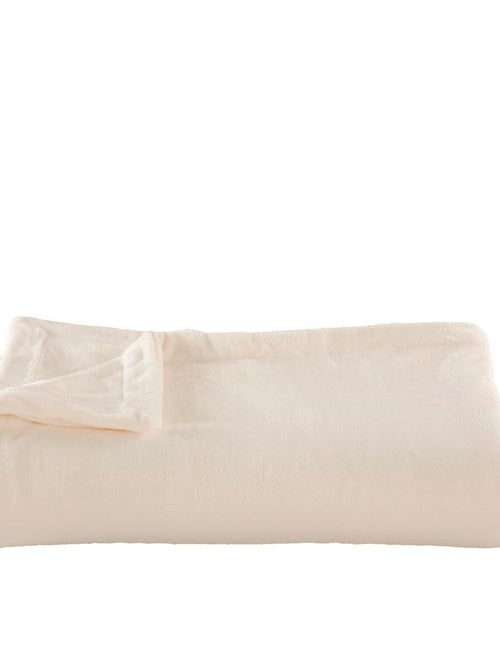 Couverture Polaire Extra Douce Coloris Ecru - DODO - Kiabi