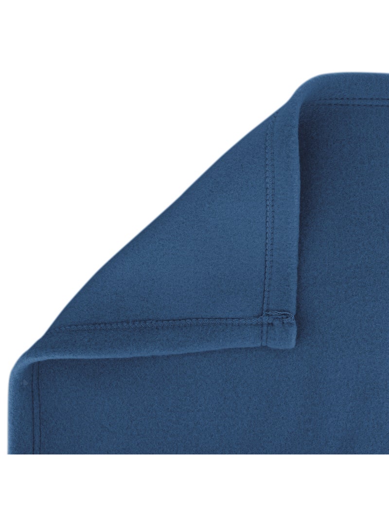 Couverture polaire ISBA traité non-feu Bleu marine - Kiabi