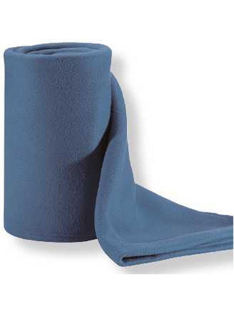 Couverture polaire Lena Polyester Bleu polaire - Kiabi