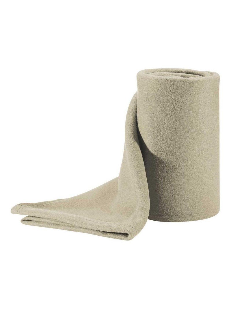 Couverture polaire Lena Polyester Gris - Kiabi