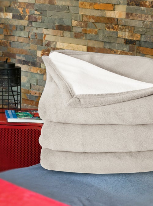 Couverture polaire NARVIK luxe - Kiabi