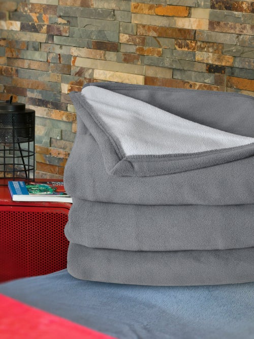 Couverture polaire NARVIK luxe - Kiabi