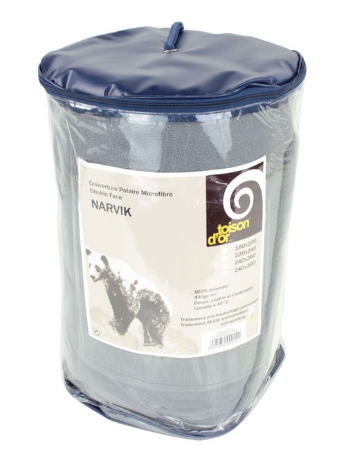 Couverture polaire NARVIK luxe - Kiabi