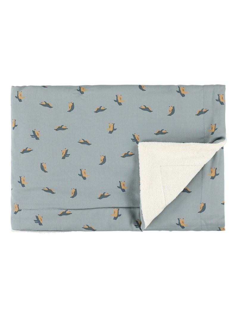 Couverture polaire PEPPY PENGUINS Bleu - Kiabi