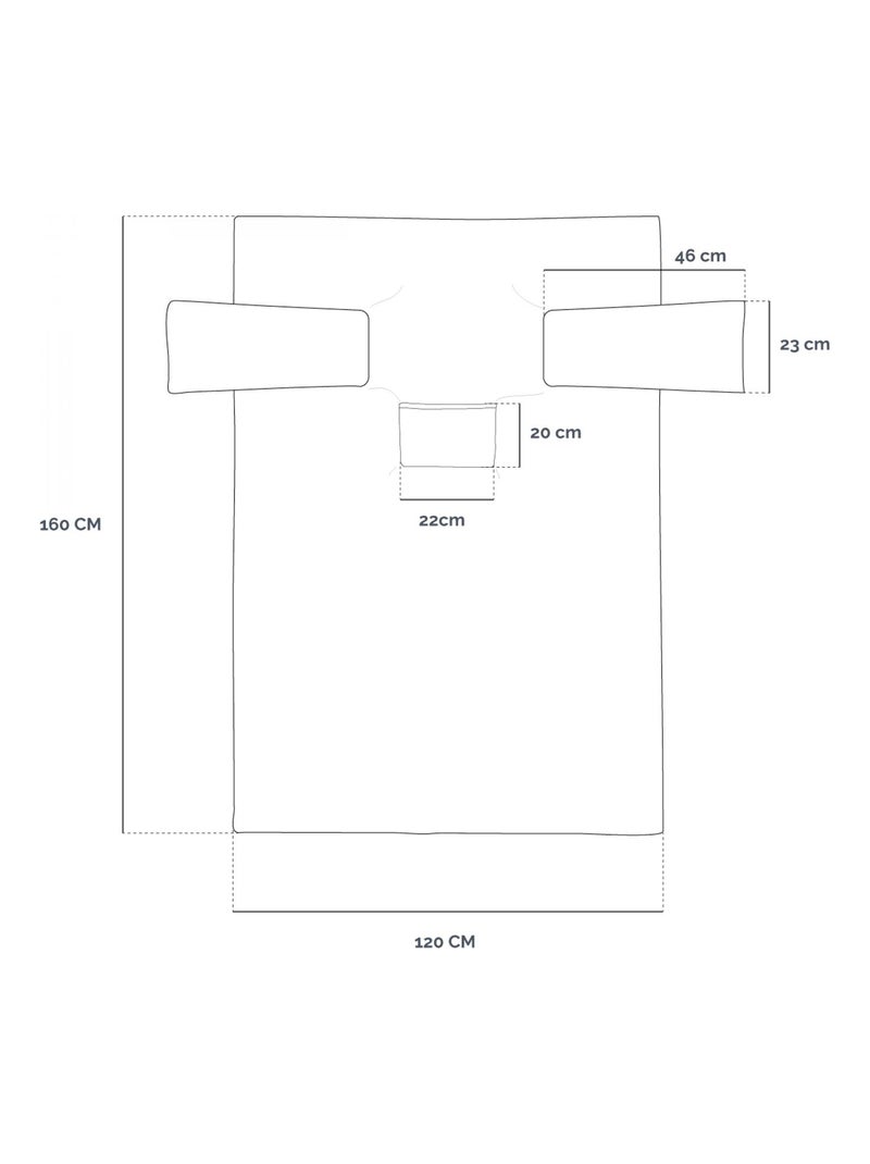 Couverture polaire plaid intégral avec manches et poche - Enfant - Vivezen Gris - Kiabi