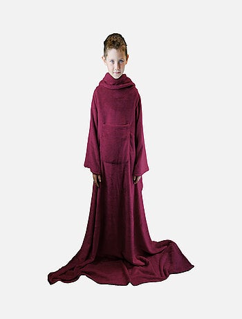 Couverture polaire plaid intégral avec manches et poche - Enfant - Vivezen