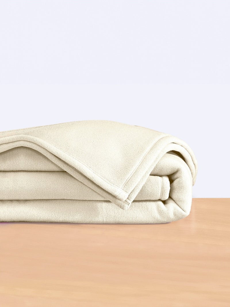 Couverture polaire THERMOTEC 350 g/m² Ecru - Kiabi