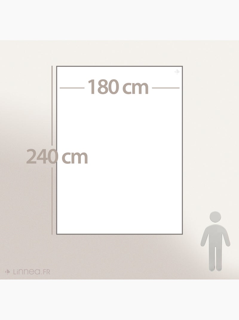 Couverture polyester microvelours DOLCE Beige sable - Kiabi