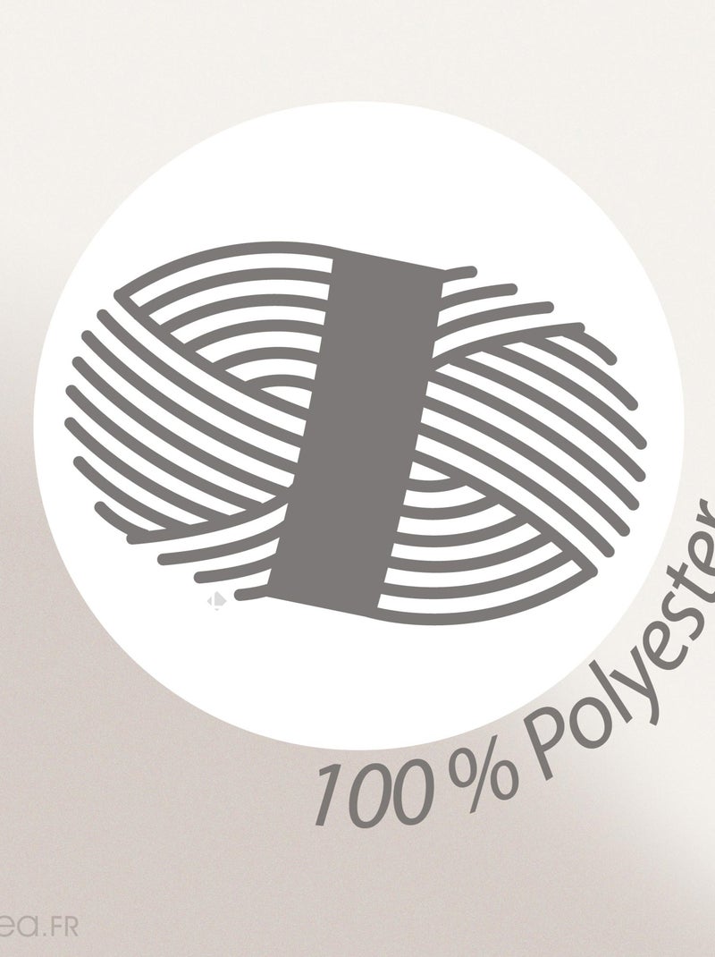 Couverture polyester microvelours DOLCE Beige sable - Kiabi