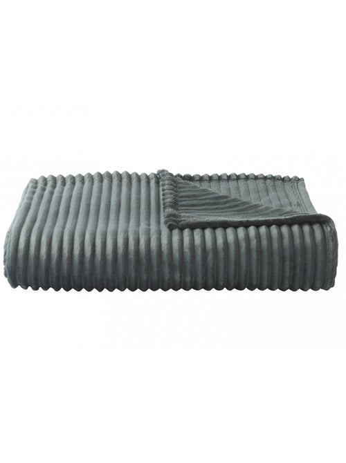 Couverture polyester microvelours DOLCE - Kiabi Couverture polyester microvelours DOLCE - Kiabi