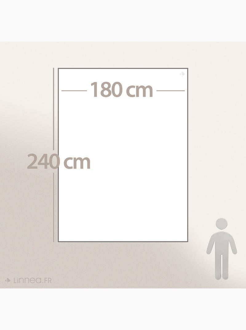 Couverture polyester microvelours DOLCE Vert foncé - Kiabi