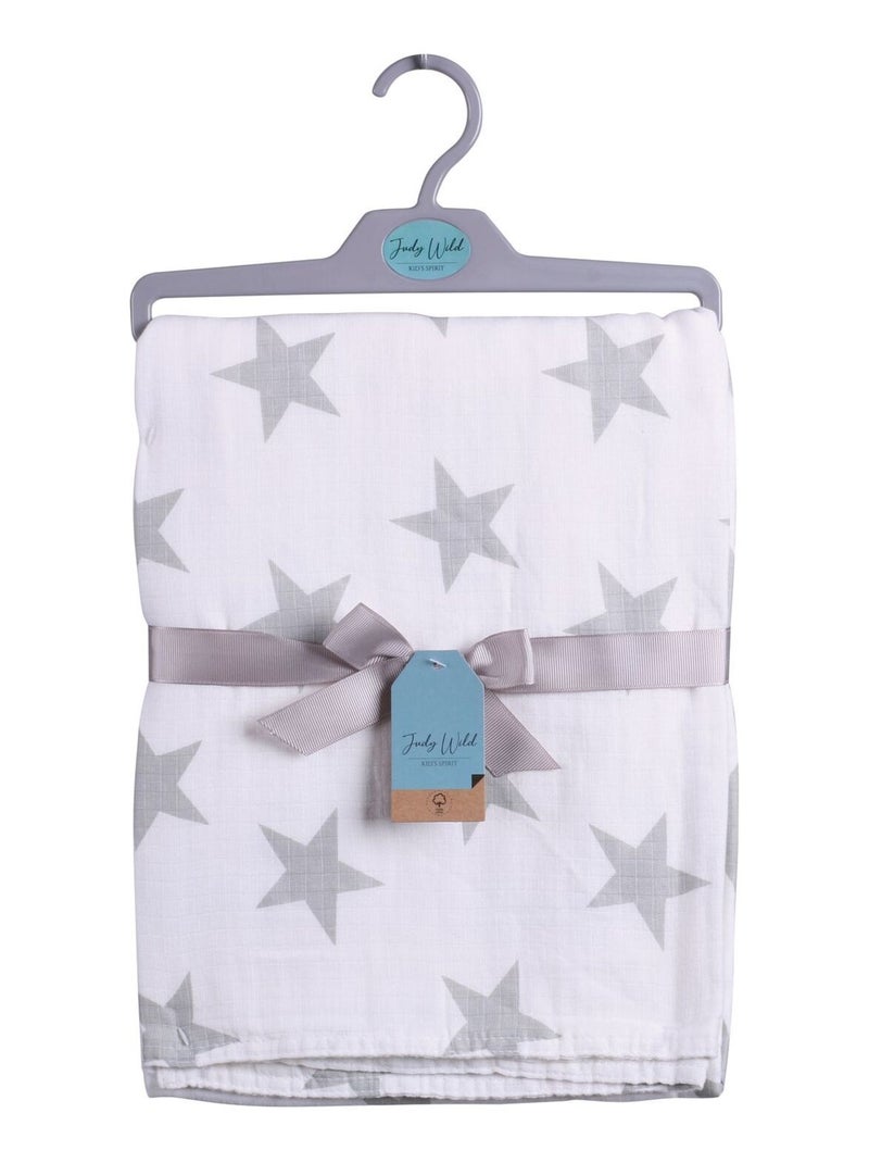 Couverture pour Bébé Blanc Gris clair - Kiabi