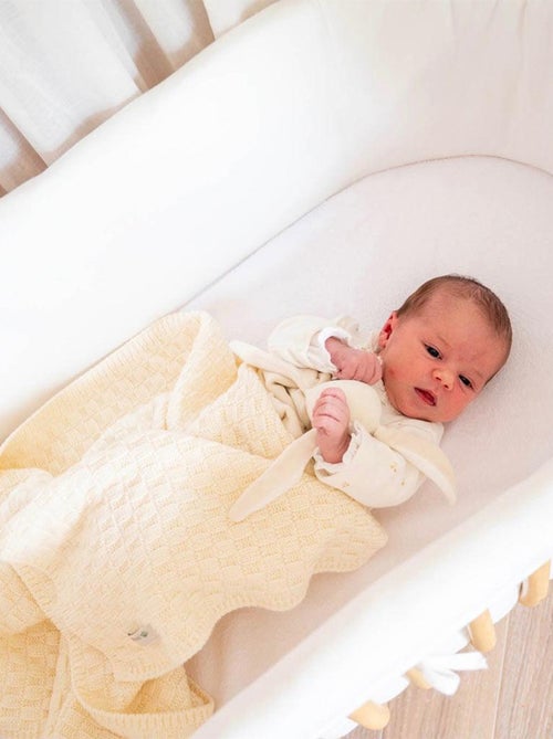 COUVERTURE POUR BEBE EN PURE LAINE - Kiabi
