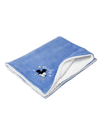 Couverture pour bébé naissance bi-matière - Stitch - Babycalin