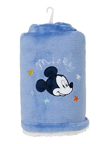 Couverture pour bébé naissance bi-matière - Stitch - Babycalin