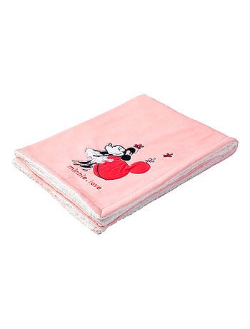 Couverture pour bébé naissance bi-matière - Stitch - Babycalin