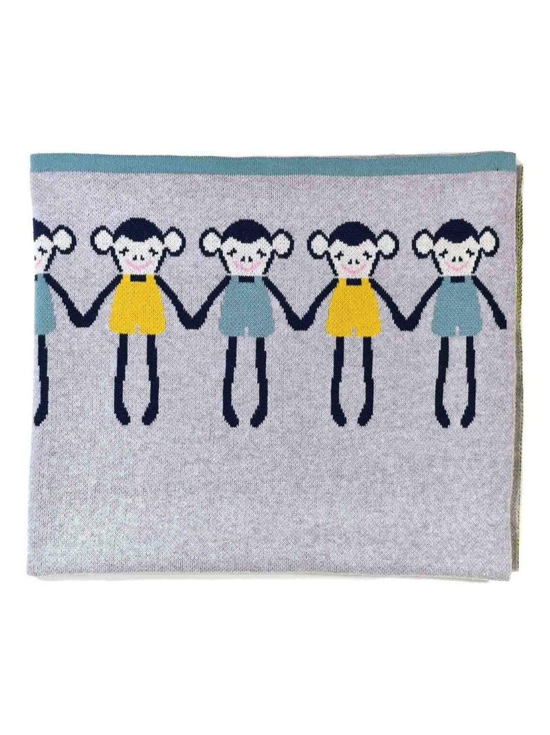 Couverture pour bébé , SINGE SEVIRA KIDS Gris - Kiabi