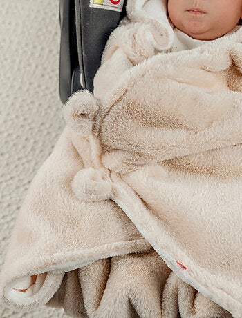 Couverture promenade en fausse fourrure 65x45 cm Noukie's