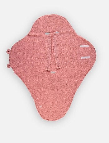 Couverture bi-matière 75x100 cm - Marie Jolie - Rose - Kiabi - 18.32€