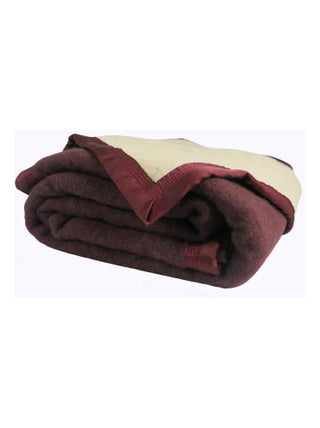 Couverture Pure Laine Vierge 600g/m2 bicolore